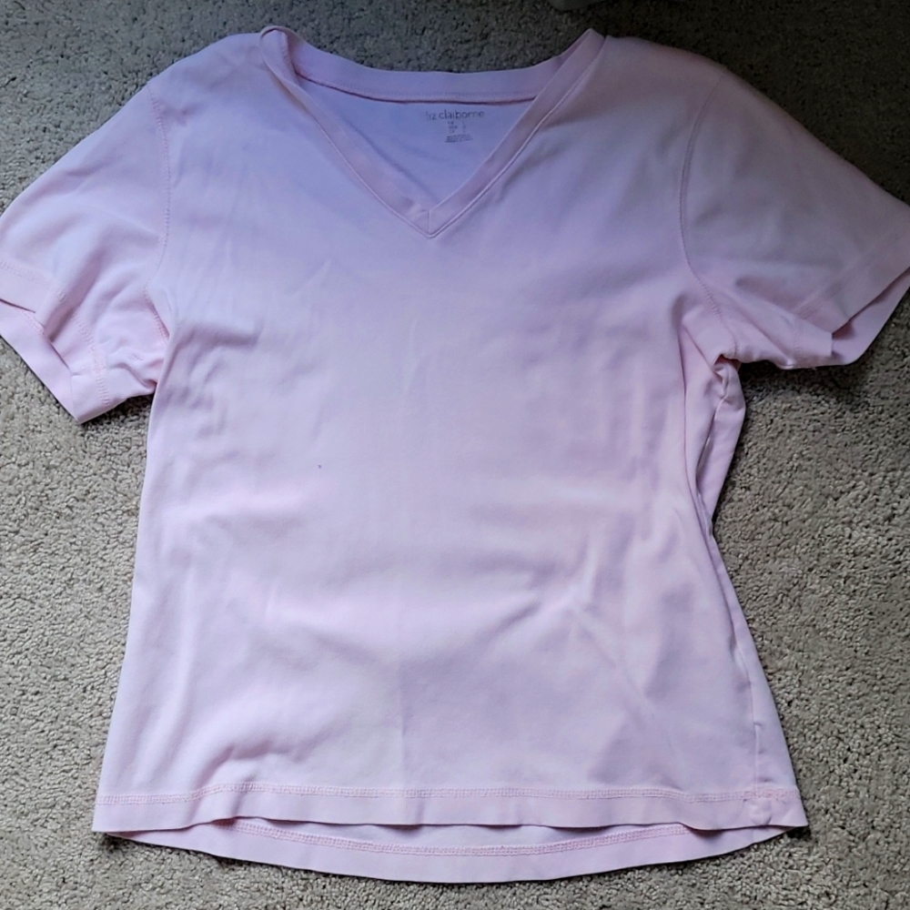 baby pink baby tee